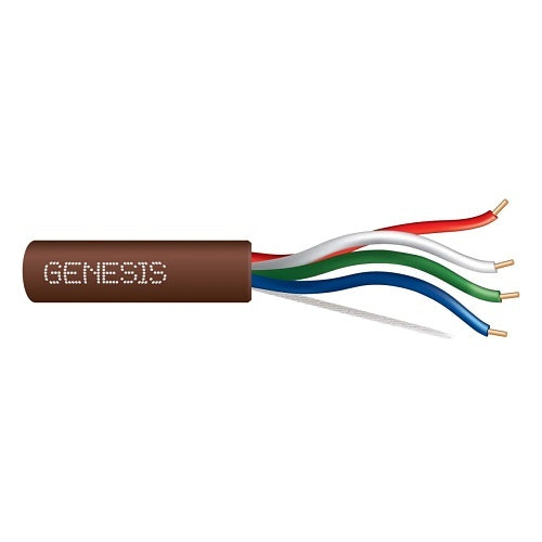 Genesis 47030907 20/4 Solid Unshielded Thermostat Cable, General Purpose, CL2, 250' (76.2 m) Sp