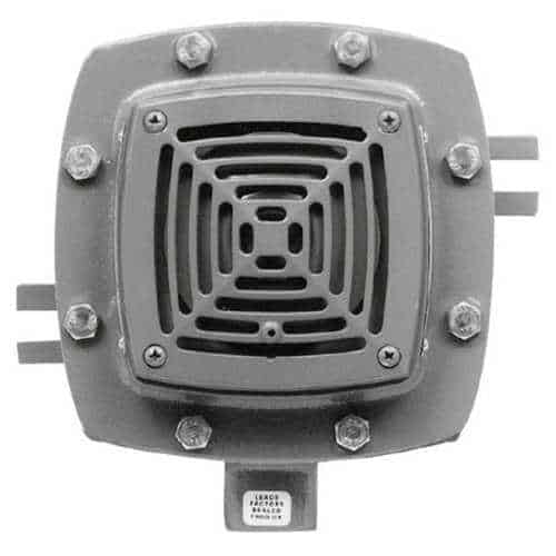 Edwards Signaling 870EX Series Vibrating Horn, bracket mount, explosionproof, NEMA 4X rated, 3.8 VA per lamp,