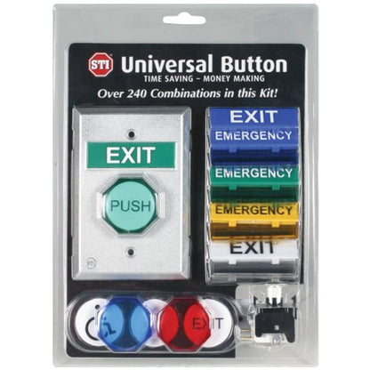 Safety Technology International, Inc. UB-1 Universal Button, Momentary Illuminated LED Push Button, Ready to Assemble Out of Box