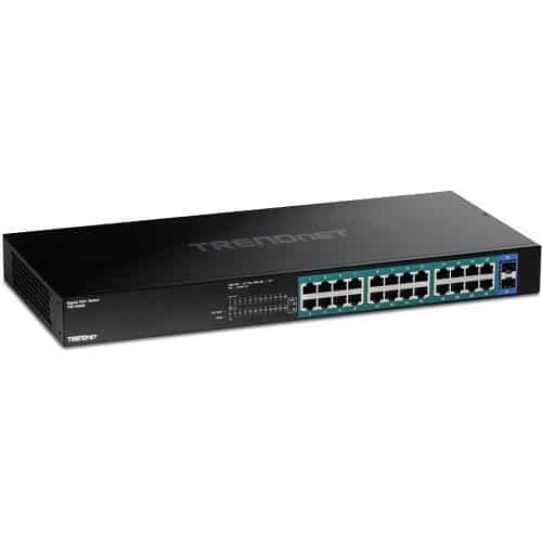 TrendNet network switch on a white background