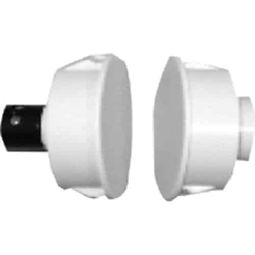 GRI 8484RS-T-G 3/4” and 1” Stubby Steel Door Recessed Switch Set, 10W, Gray 10 pack