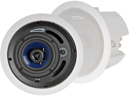 Speco SP5MAT MA Series 5.25" 25/70V Speaker, ABS Plastic Back Can, Off-White