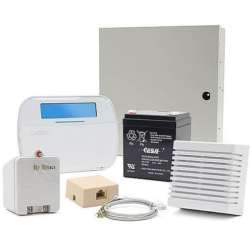 DSC HS32-51CP01 PowerSeries Neo HS2032NK Alarm Control Panel Kit with CP01 Software in PC5003C Cabinet, 7-Piece, Includes HS2LCD Keypad, SD15WULF, BD7-12 and PTD1640U