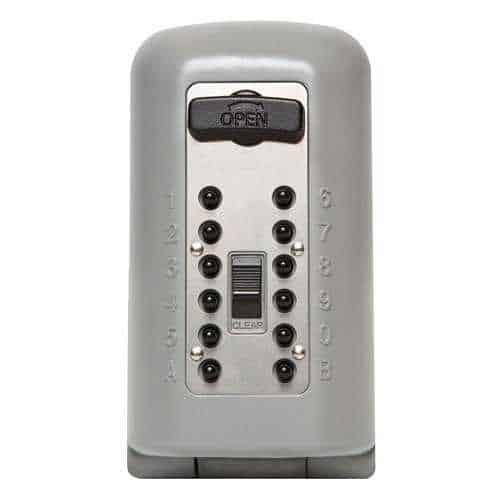Kidde Keysafe P500 Pushbutton, with Alarm Sensor & Cover, Titanium (002048)