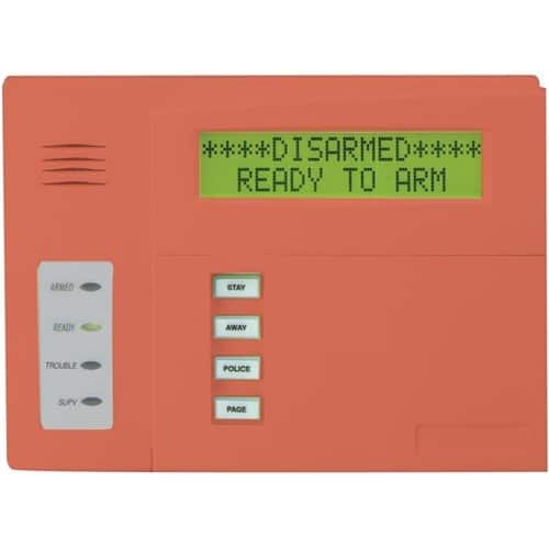Honeywell Home 6160CR High-Security/Business Fire Alpha Keypad, 4 Status LEDs