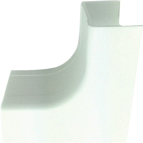 White plastic corner protector on a white background