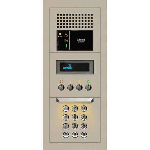 Aiphone GTA-DESB 10-Key Audio Entrance Panel Kit with GT-DB and GT-NSB