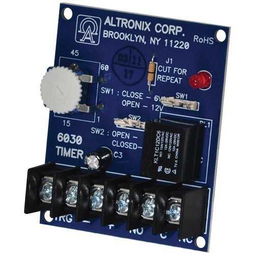 Altronix 6030 Multi-Purpose Timer, 6/12VDC, Board