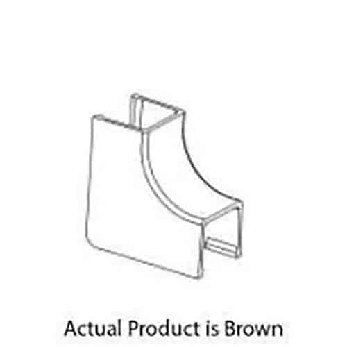 GRI E-Z 75 OC E-Z Duct Racewy Outside Corner, 6-Pack, White