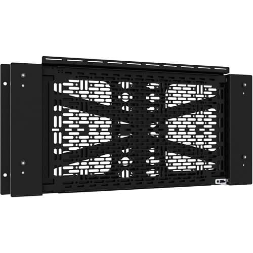 Chief CSSLP15X10 Proximity Component Storage Slide-Lock Panel, On-wall or Fusion Mount Extrusion, Black