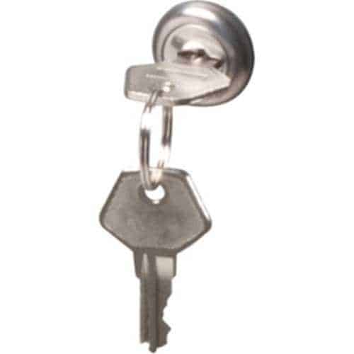 Arlington EBL1 Optional Enclosure Box Cam Lock, Silver 10 pack