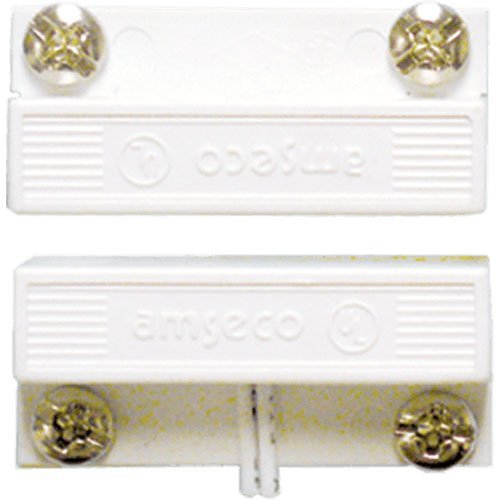 Potter AMS-10S AMS-10 Series Mini Surface Mount Contact, 3/4" Gap Side Lead, White (4350109) 10 pk