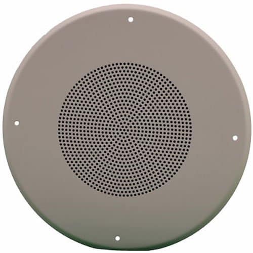 Eaton S8-70/25 S8 8" Round Speaker, Ceiling, No Lettering, 25/70V, Indoor, White