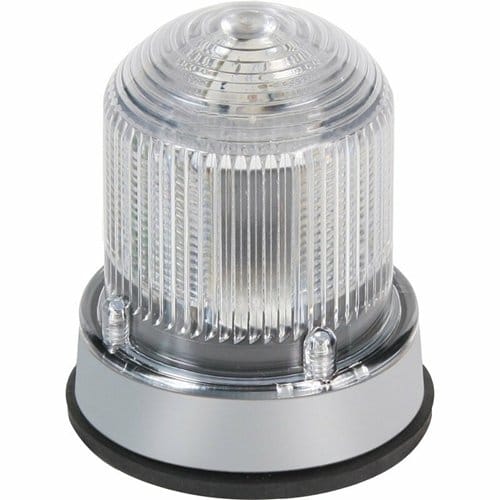 Edwards Signaling 125XBRi XTRA-BRITE Chameleon Multi-Status Indicator LED, 12VDC, Red, Green and Amber LEDs, Gray Base