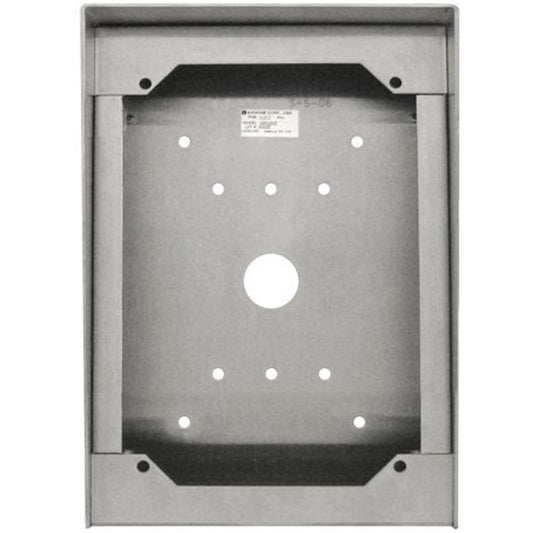 Aiphone SBX-DVF Stainless-Steel Surface Mount Box for JK/JF/JP/JO-DVF Door Stations
