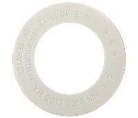 Brooks SC2 Blank Verification of Service Collar - Gray, 1 3/4" ID (Pack of 100)
