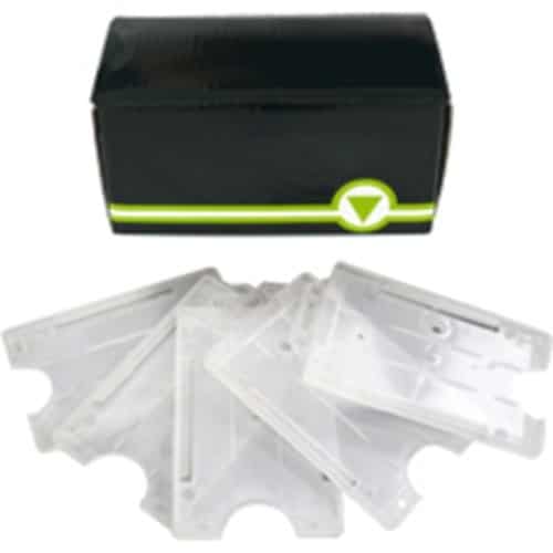 Paxton 696-400-US ISO Card Holder, Clear, Pack of 5