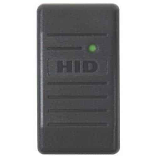 HID 6005B1B00 ProxPoint Plus 6005 Reader, 125 kHz Mini Mullion