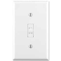 Jasco 45741 In-Wall Toggle - Aux (White)