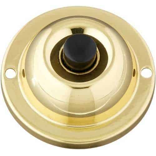 Edwards Signaling 603 Low Voltage Push Button, Solid Brass