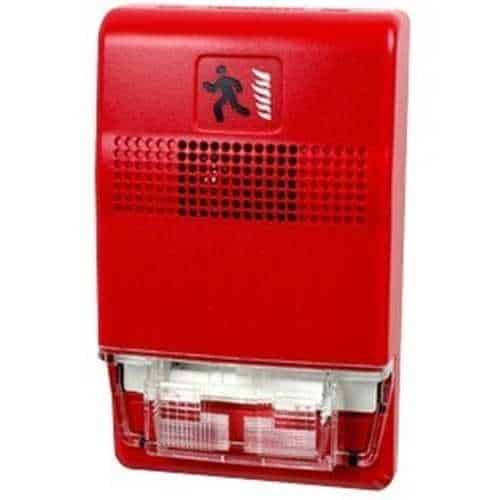 Kidde EG1R-P Genesis Signaling Steady Horn, 24VDC, Red