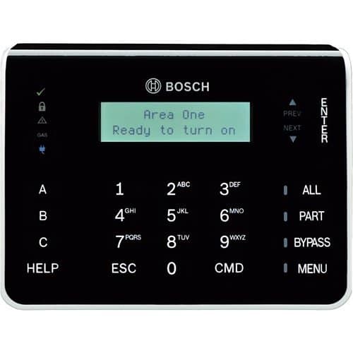Bosch B921C 2-Line Keypad with Touch Keys, Inputs, SDI2