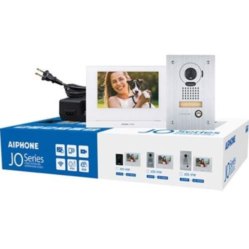 Aiphone JOS-1FW Mobile-Ready Box Set with Flush-Mount Door Station, 7" Video Set, Includes JO-1MDW, JO-DVF, PS-1820UL