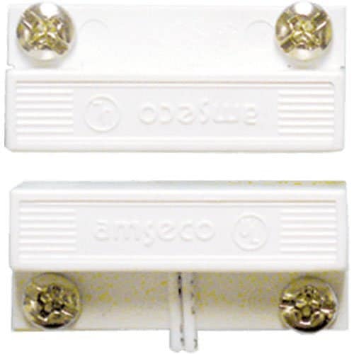 Potter AMS-10S-W Mini Surface Mount Contact, 3/4" Gap Side Lead, White (4350109)