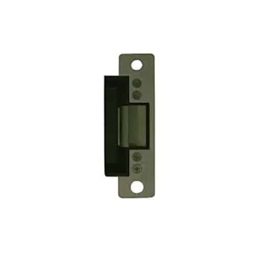 Metallic door lock mechanism on a white background