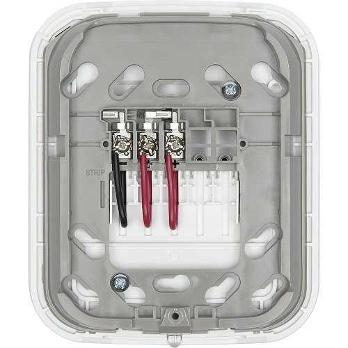 System Sensor WAV-WL SWIFT Wall Mount AV Base for L-Series AV Devices, White