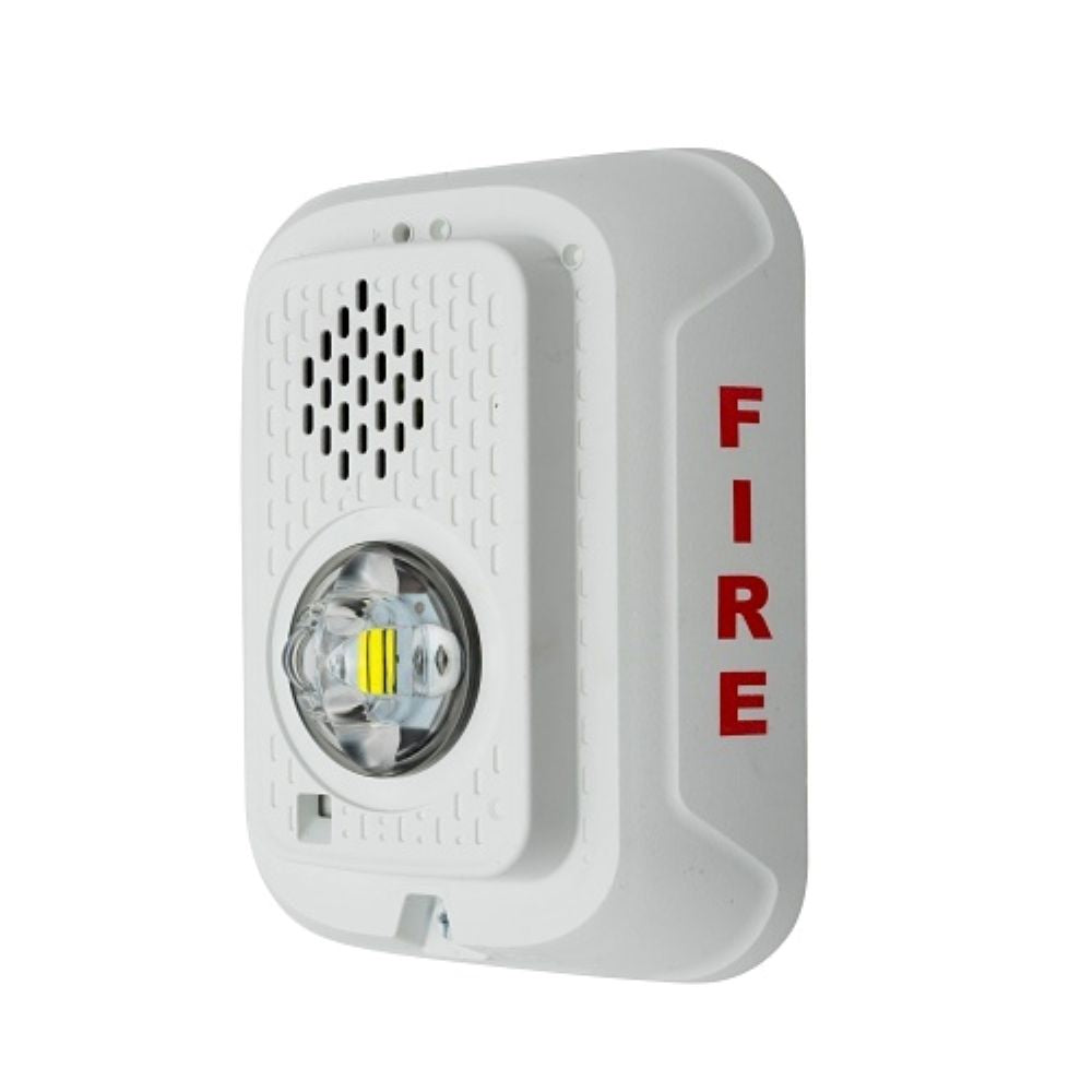 System Sensor CHSWLED Indoor LED Chime Strobe Wall, Fire, White