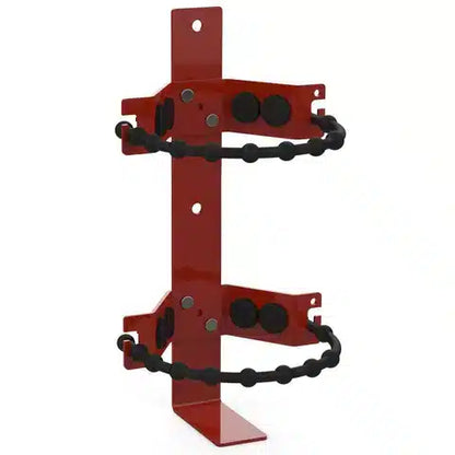 Amerex B456 10lb ABC Dry Chemical Fire Extinguisher with 862 Heavy Duty Rubber Strap Wall Bracket