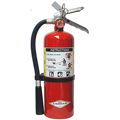 Amerex (Lot of 124), B500, ABC Fire Extinguishers, W/Wall Bracket, Hook Mount, Included.