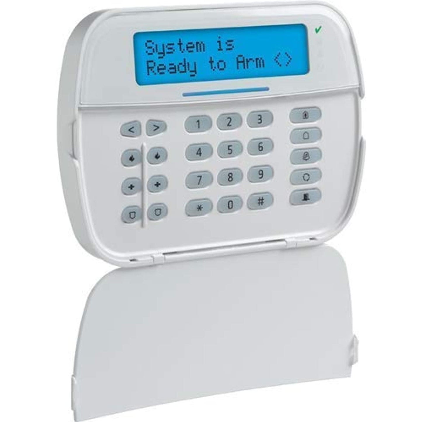DSC HS2LCDRF9 PowerSeries Neo Full Message LCD Hardwired Security Keypad with Built-in PowerG Transceiver, English Function Keys