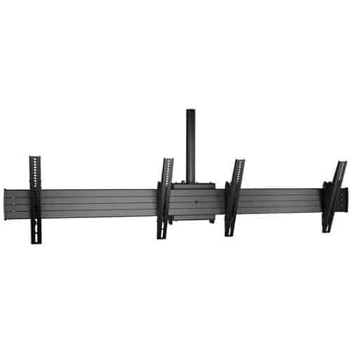 Chief LCM2X1U Fusion Large Ceiling Mounted 2 x 1 Menu Board, Fits Displays 40 - 55" Diagonals, Black