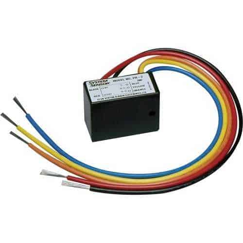 System Sensor PR-2 Multi-Voltage Conventional Relay, Epoxy Encapsulated (SPDT) Relay With Activation LED