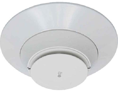 Fire-Lite H365HT Addressable Heat Detector, Low-Profile Intelligent 190°F Fixed Thermal Sensor and LiteSpeed Only, White