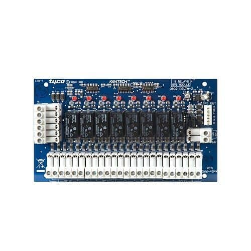 Kantech KT-MOD-REL8 8-Relay Expansion Module with SPI Cable, Compatible with KT-400 image 0