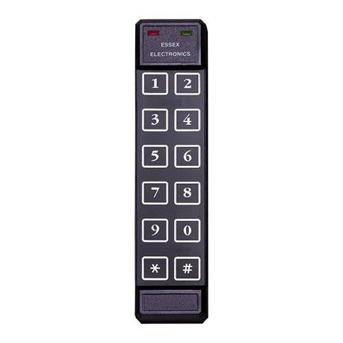Essex SKE-26I Thinline 2x6 Keyless Keypad Access Device, Black Illuminated Overlay