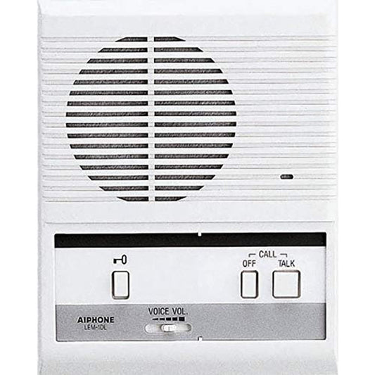 Aiphone LEM-1DLC LEF Series 1-Call Master Station with Door Release, for Dual Master System