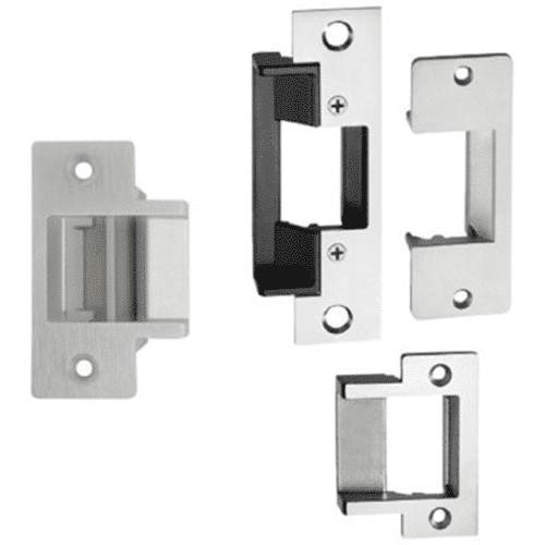 Alarm Controls AES-30012KIT Compact Electric Strike Kit, 12V Strike Body and All Faceplates