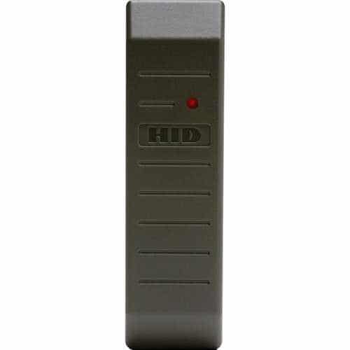 HID Corporation 5365 MiniProx Proximity Access Card Reader, 1-11/16" Length x 6" Height x 1" Thick, Classic Charcoal Gray