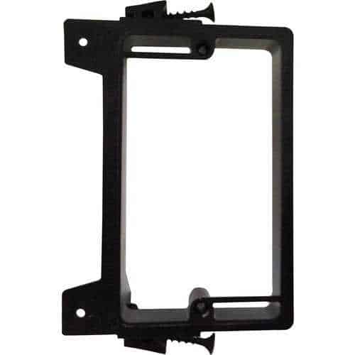 Arlington LVS1 Screw on Low Voltage Mounting Brackets for New Construction, Single Gang
