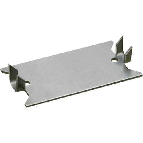 Arlington SP100 Steel Safety Plate, 1-1/2 3-1/4", Silver