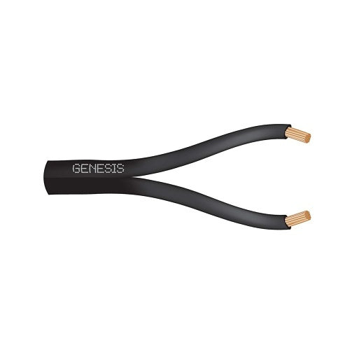 Genesis 10225008 Zip Cable, Black 16/2 Stranded, UL Listed, ECC Compliant, 5-Conductor Reel