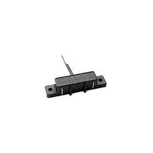 A black sensor on a white background