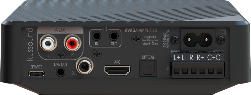 Russound AVA3.1 3.1-Channel Low-Profile Mini-AVR with HDMI