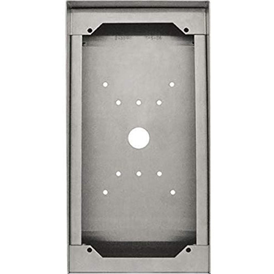 Aiphone SBX-DVF-P Stainless-Steel Surface Mount Box for Card Reader Door Stations