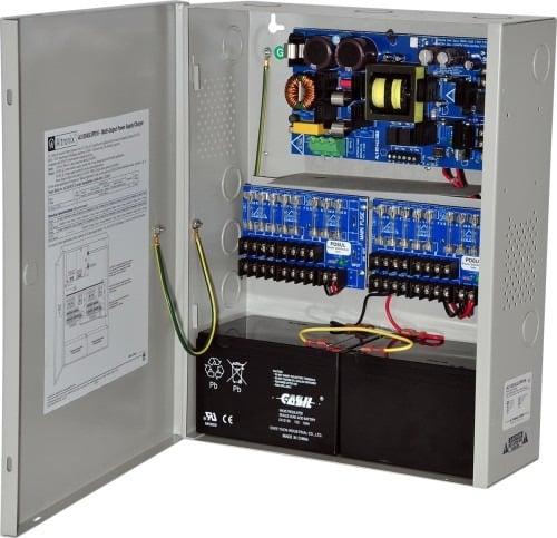 Altronix AL1024ULXPD16 Power Supply Charger, 16 Fused Outputs, 24VDC at 10A, BC400 Enclosure