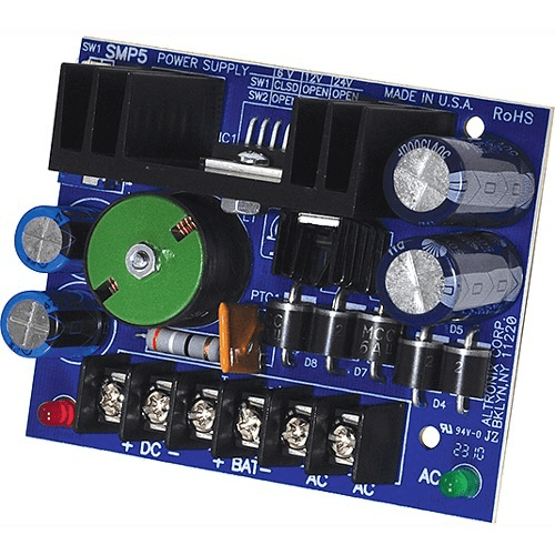 ALTRONIX Power Supply Charger Single Output 6/12/24VDC 4A 24/28VAC Board